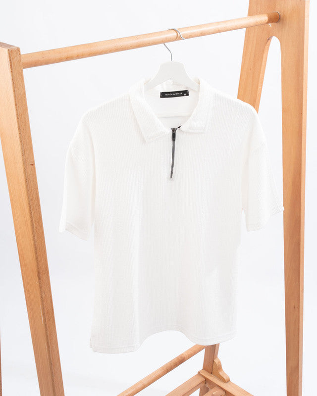 Marseille zipper T-shirt For Men