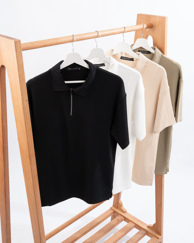 Marseille zipper T-shirt For Men