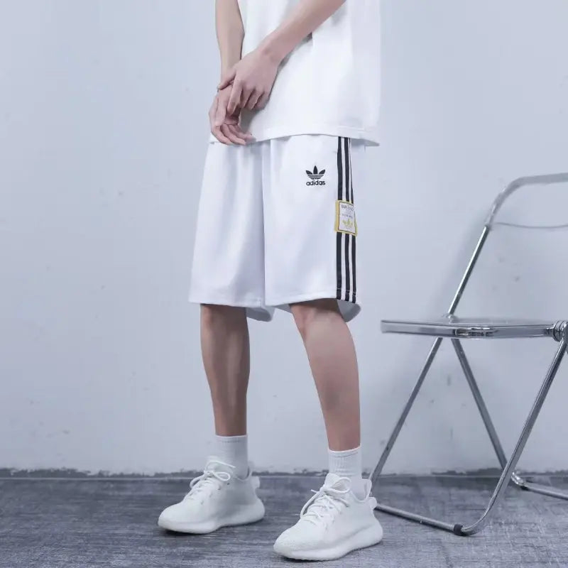 Adidas  OverSize Short With 3-Stripes  For Men