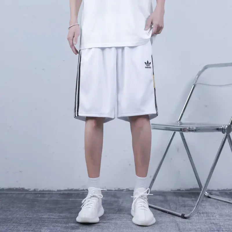 Adidas  OverSize Short With 3-Stripes  For Men
