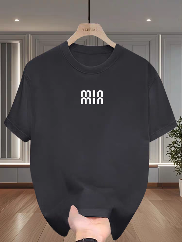 Oversize Bolivar T-shirt With MIU Print For Men